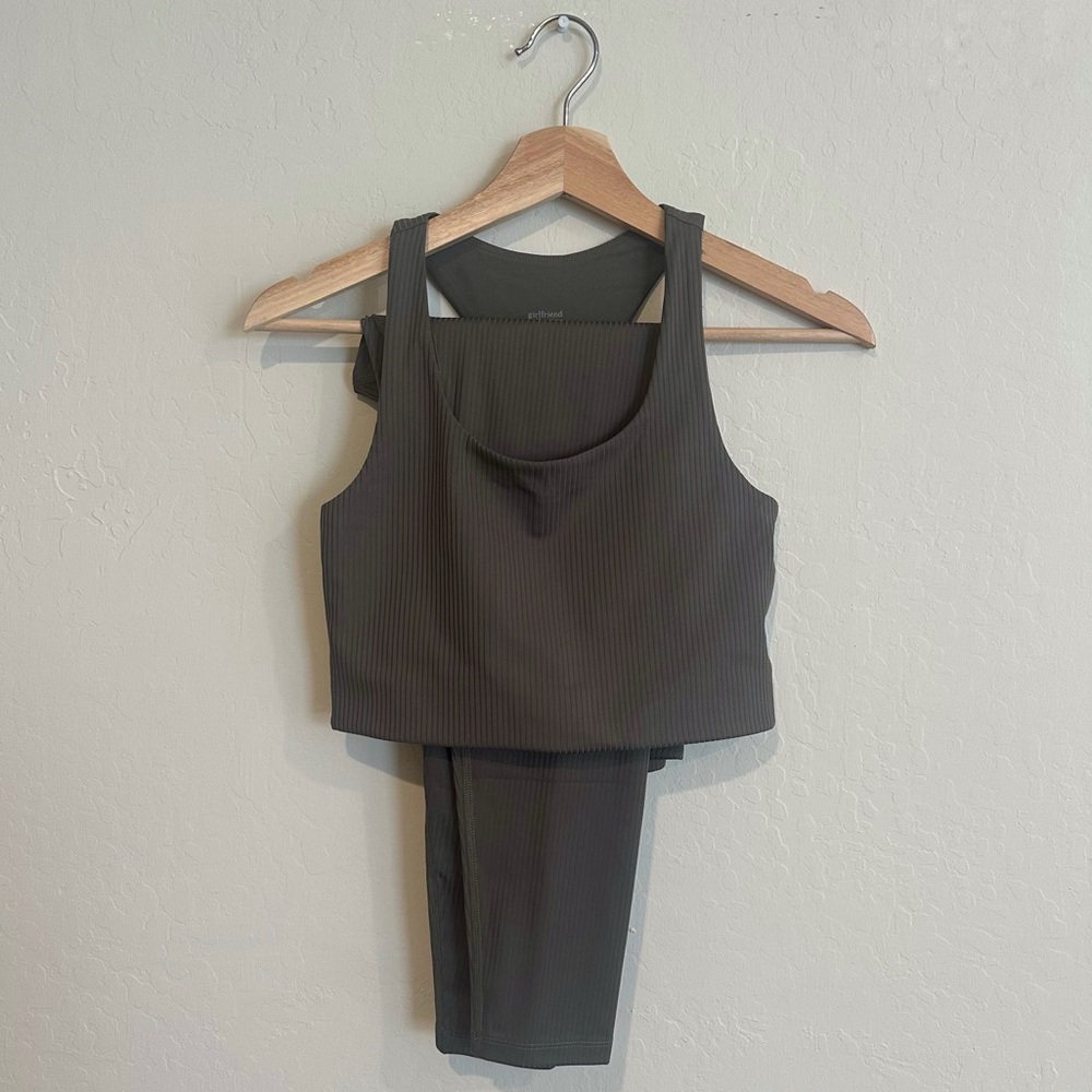 Girlfriend Collective Ribbed Workout Set